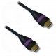 LINEAIRE XVHD54NMC NONVI018571 Cordon HDMI 2.0 Ethernet 1.5m A-A M-M Noir/Mauve