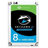 SEAGATE ST8000VE0004 SEADD033535 3.5" - 26.1mm - SkyHawk AI 8To - 256Mo cache - Sata 6Gb/s -