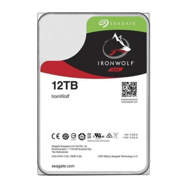 SEAGATE ST12000VN0008 SEADD033811 3.5" - 26.1mm - IronWolf 12To - 7200T/min - 256Mo cache - Sata 6Gb/s -