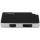STARTECH CDPVGDVHDB STACV029365 Adaptateur audio / vidéo de voyage 3 en 1 - USB-C vers VGA DVI ou HDMI - 4K