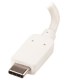 STARTECH CDP2HDUCPW STAUS030196 USB-C vers HDMI blanc avec USB Power