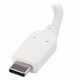 STARTECH CDP2VGAUCPW STAUS030202 USB-C vers VGA Blanc avec USB Power