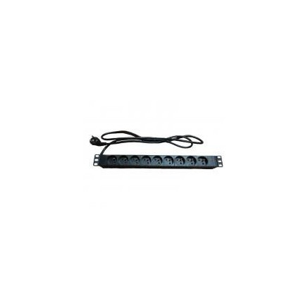 NONAL028732 Bandeau 1U 9 prises rack 19p protection surtension.