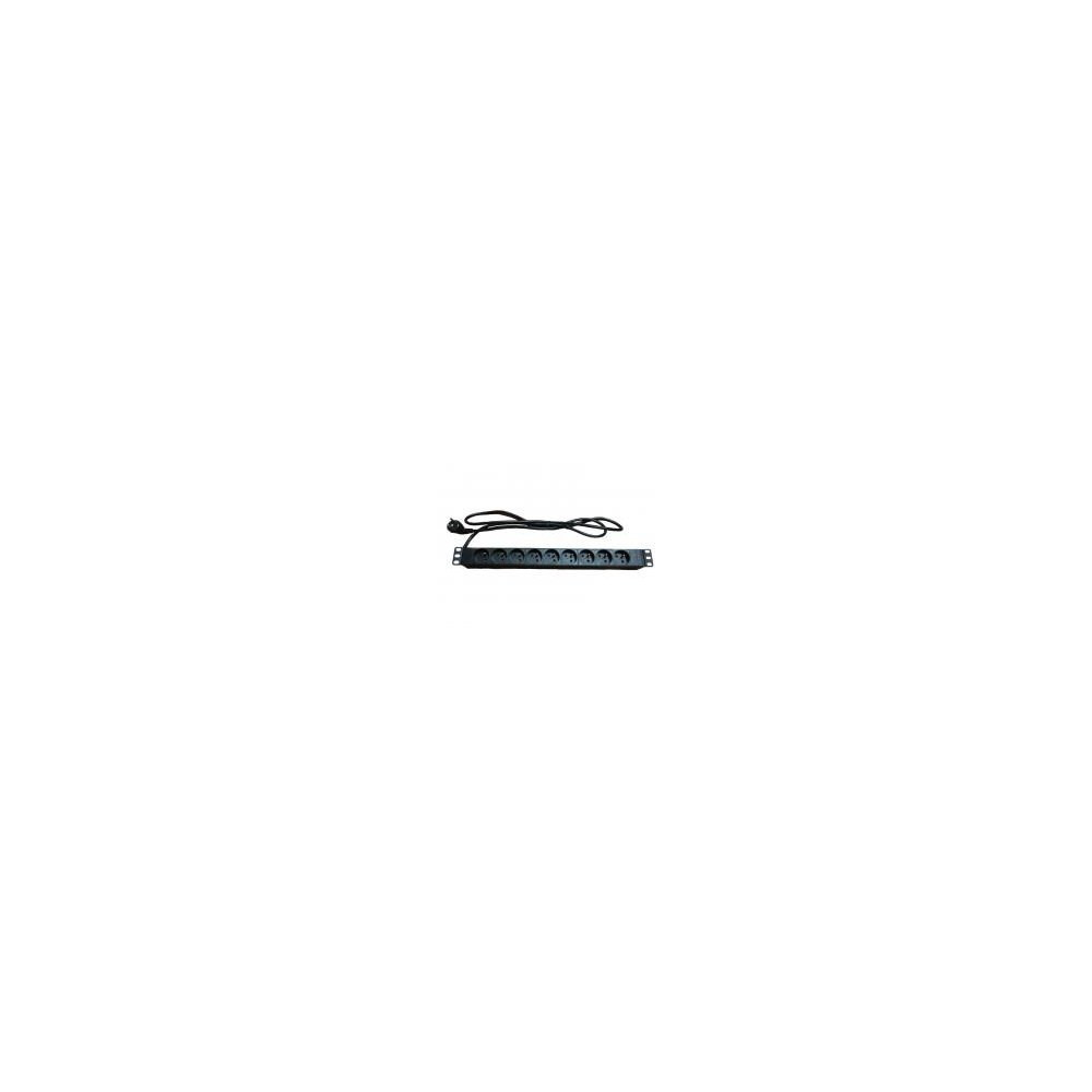 NONAL028732 Bandeau 1U 9 prises rack 19p protection surtension. NONAL028732 Bandeau 1U 9 prises rack 19p protection surtension.