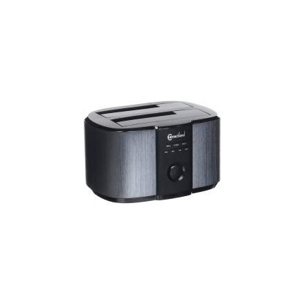 NONBT030783 6001008 Docking pour 2xHDD 2.5/3.5p Sata USB3 Gris
