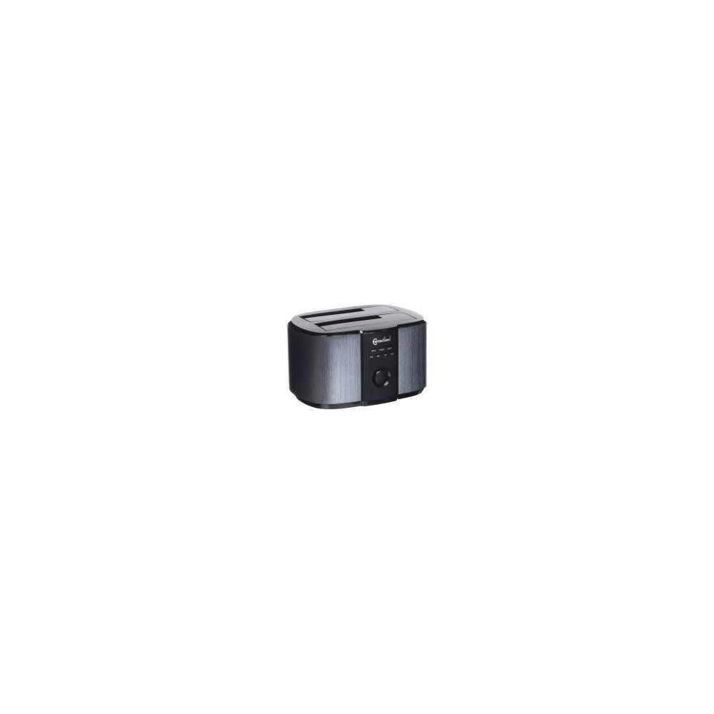 NONBT030783 6001008 Docking pour 2xHDD 2.5/3.5p Sata USB3 Gris NONBT030783 6001008 Docking pour 2xHDD 2.5/3.5p Sata USB3 Gris