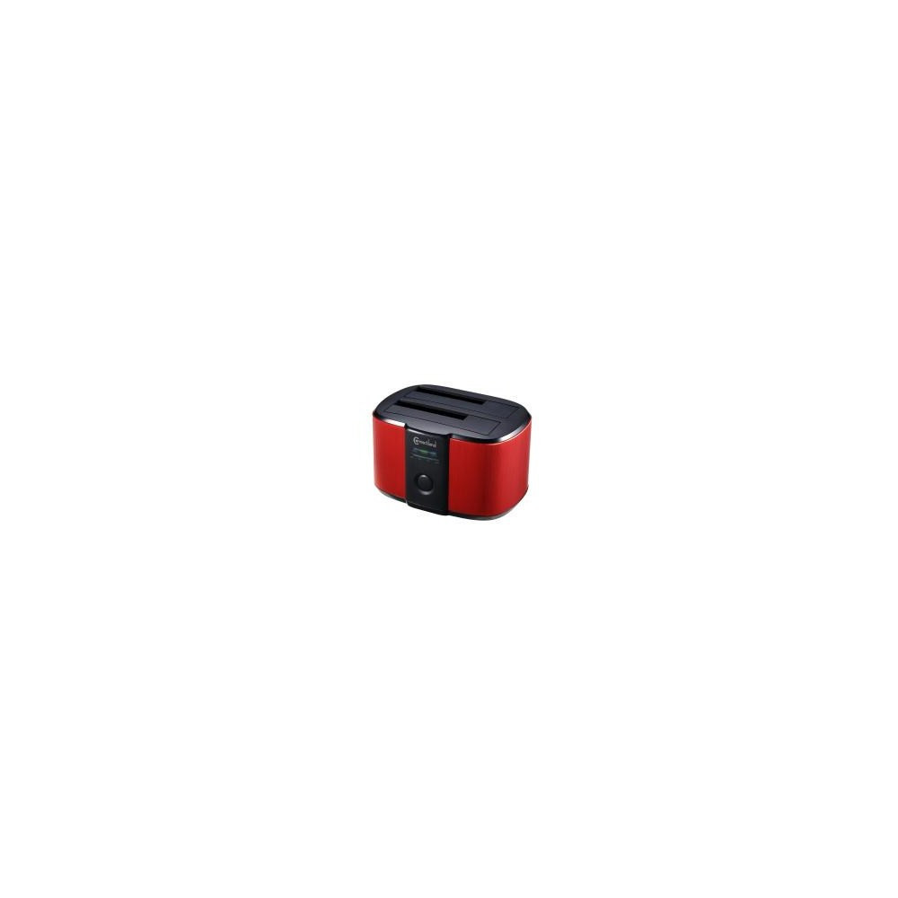 NONBT030784 6001009 Docking pour 2xHDD 2.5/3.5p Sata USB3 Rouge NONBT030784 6001009 Docking pour 2xHDD 2.5/3.5p Sata USB3 Rouge