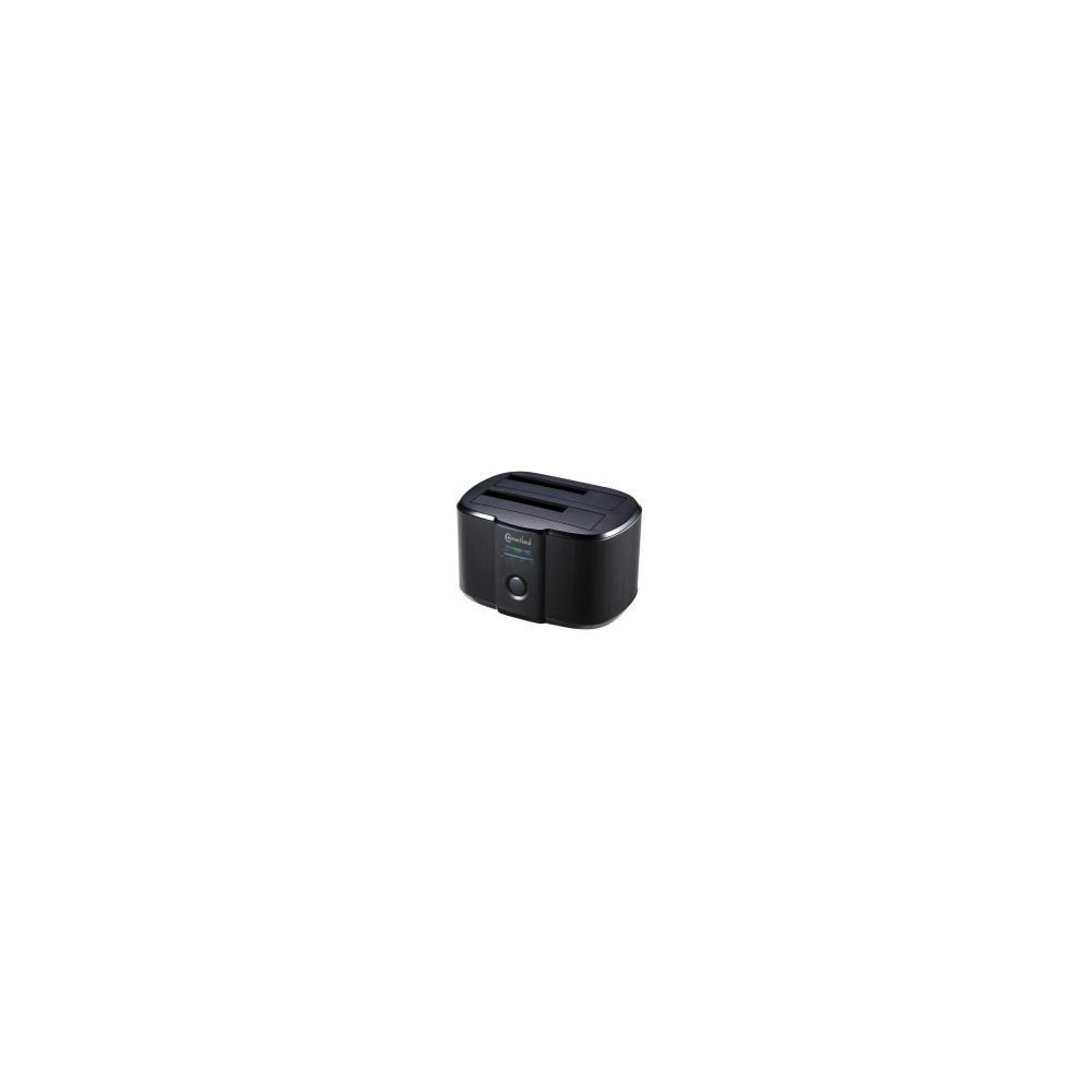 NONBT030785 Docking pour 2xHDD 2.5/3.5p Sata USB3 Noir