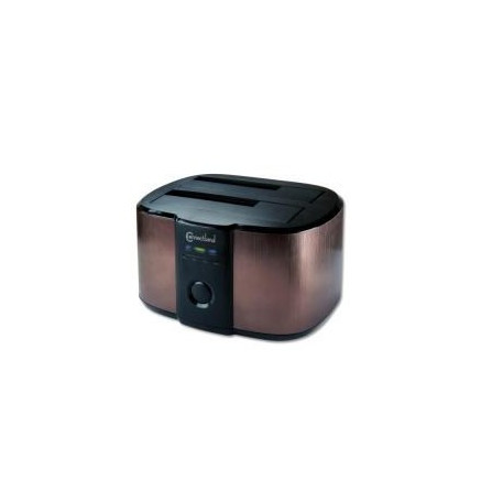NONBT030786 Docking pour 2xHDD 2.5/3.5p Sata USB3 Marron