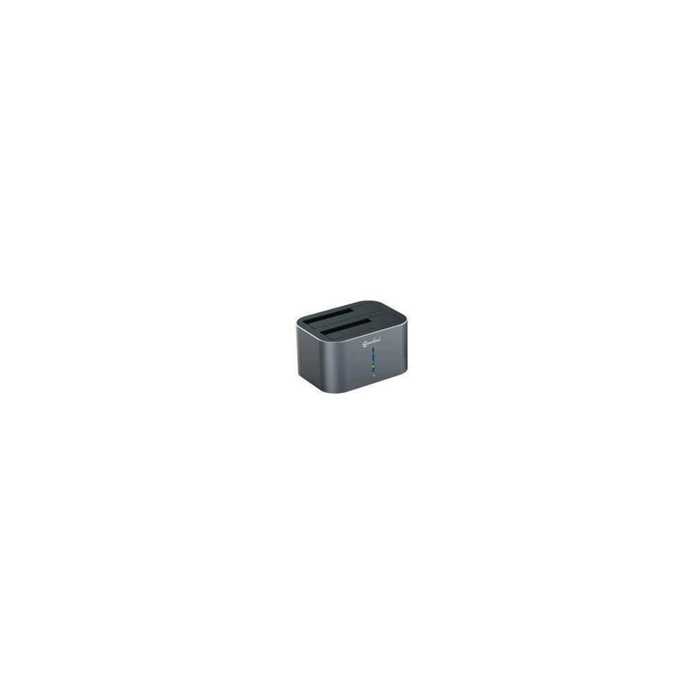 NONBT030787 Docking pour 2xHDD 2.5/3.5p Sata USB3 Silver