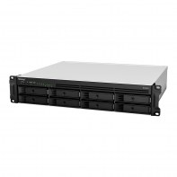 SYNBT036510 RS1221RP+ Bt NAS Rack 2U pour 8 DD 3.5/2.5p 2.2GHz QCore 4Go 4LAN GbE USB3