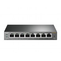 TPLSW027049 TP-LINK Switch 8 ports 10/100/1000 Mbps dont 4 PoE (Budget 55 W)