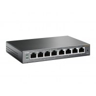 TPLSW027049 TP-LINK Switch 8 ports 10/100/1000 Mbps dont 4 PoE (Budget 55 W)