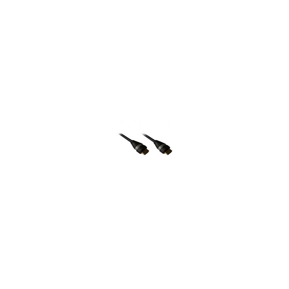 NONVI020920 Cordon HDMI 2.0 Ethernet 5m A-A M-M Noir/Silver NONVI020920 Cordon HDMI 2.0 Ethernet 5m A-A M-M Noir/Silver