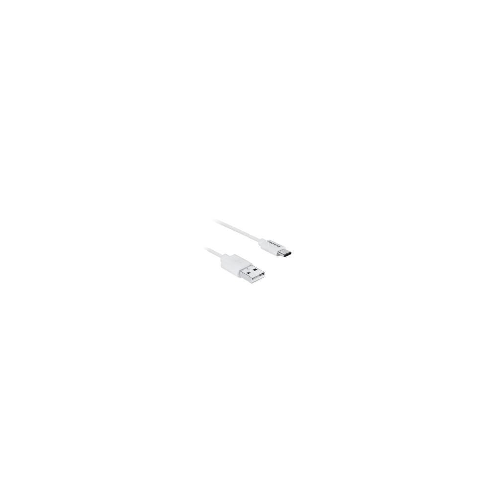 PERUS027940 Axxbiz CableBiz-C001 W, USB Type-C plug to USB 2.0 Standard-A plug cable-White PERUS027940 Axxbiz CableBiz-C001 W, USB Type-C plug to USB 2.0 Standard-A plug cable-White