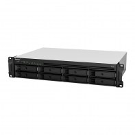 SYNBT036509 RS1221+ Bt NAS Rack 2U pour 8 DD 3.5/2.5p 2.2GHz QCore 4Go 4LAN GbE USB3