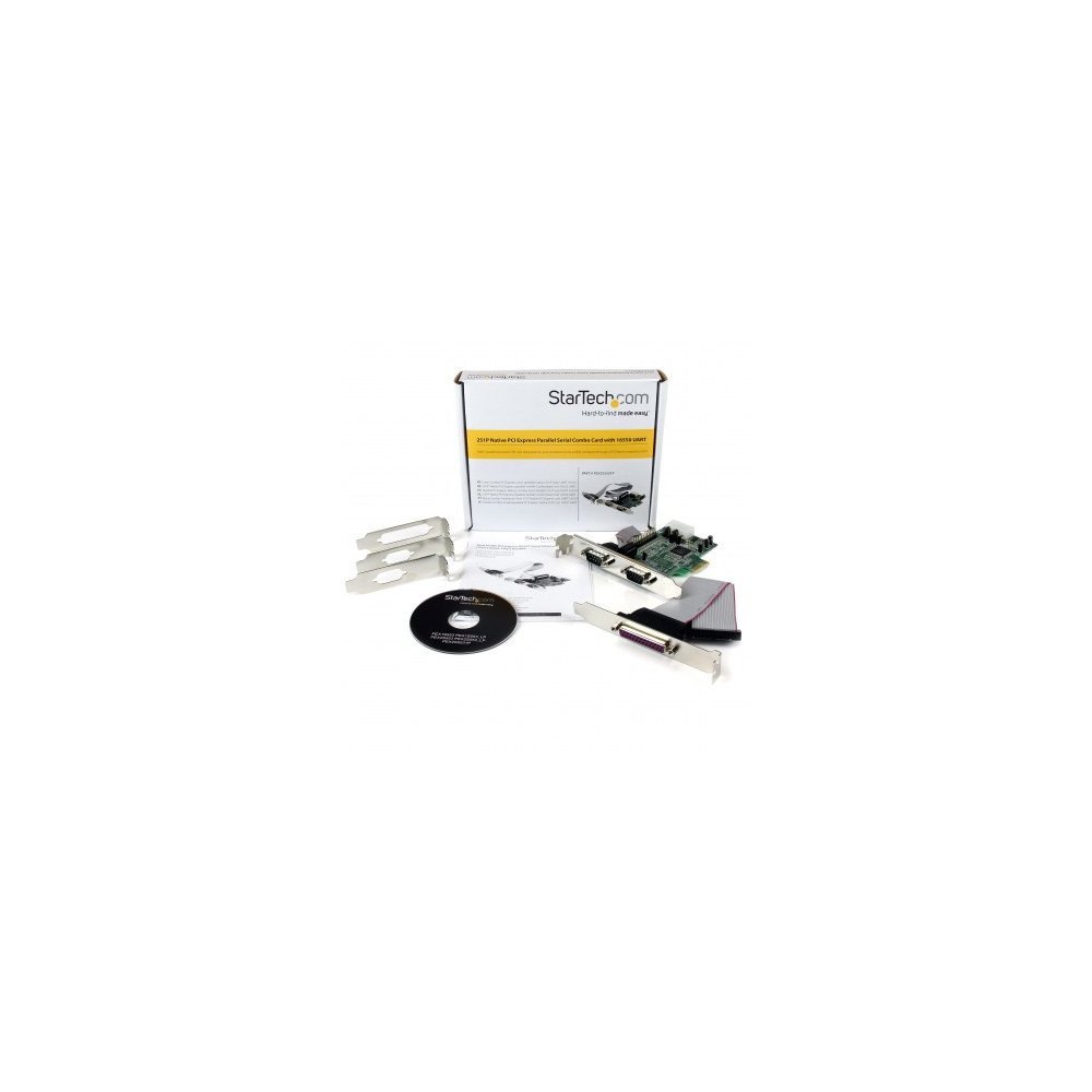STACT030925 Carte PCI Express 2 RS232 / 1 Port Parallèle - UART 16550 - PC