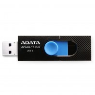 ADADF029107 ADATA Clé USBUV320 64GB USB3.0 Noir et Bleu