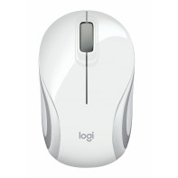 LOGSO018126 M187 White Wireless Mini Mouse Boîte