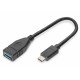 DIGITUS AK-300315-001-S DIGUS024415 DIG Cable Adaptateur USB Type-C à A (15cm )