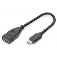 DIGITUS AK-300315-001-S DIGUS024415 DIG Cable Adaptateur USB Type-C à A (15cm )