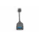 DIGITUS AK-300315-001-S DIGUS024415 DIG Cable Adaptateur USB Type-C à A (15cm )