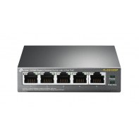 TPLSW032310 TL-SG1005P - 4p 10/100/1000 (PoE) + 1 x 10/100/1000 - bureau - PoE (56 W)