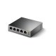 TPLINK TL-SG1005P TPLSW032310 TL-SG1005P - 4p 10/100/1000 (PoE) + 1 x 10/100/1000 - bureau - PoE (56 W)