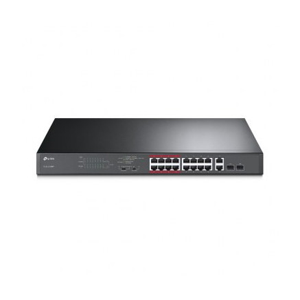 TPLSW033010 TP-LINK Switch non manageable 16 ports PoE+ 10/100 Mbps + 2 emplacements SFP Gigabit