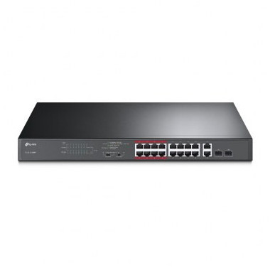 TPLSW033010 TP-LINK Switch non manageable 16 ports PoE+ 10/100 Mbps + 2 emplacements SFP Gigabit