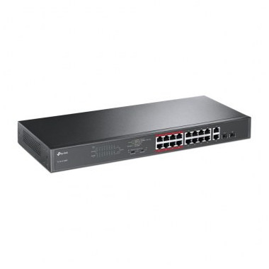 TPLSW033010 TP-LINK Switch non manageable 16 ports PoE+ 10/100 Mbps + 2 emplacements SFP Gigabit