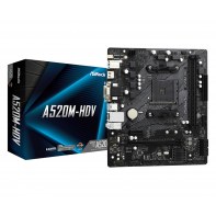 ASRCM035522 ASROCK A520M-HDV - MATX - AM4 - 2x DDR4 - VGA - DVI - HDMI