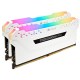 CORSAIR CMW16GX4M2A2666C16W CORMM032952 CORSAIR Vengeance RGB PRO DDR4 2666MHz 16GB (2x 8GB) Blanc