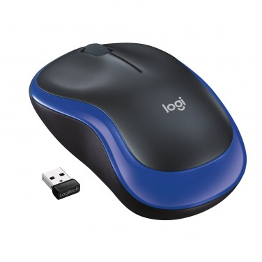 LOGITECH 910-002236 LOGSO017365 M185 Blue Wireless Mouse for Notebooks Boîte