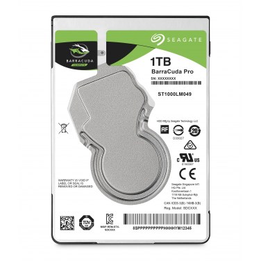 SEAGATE ST1000LM049 SEADD030678 2.5" - 7mm - Barracuda Pro 1To - 7200T/min - 128Mo cache - Sata 6Gb/s -