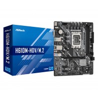 ASRCM038949 ASROCK H610M-HD-M.2 - MATX - LGA 1700 - 2x DDR4 - HDMI - DP - VGA