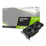 PNYCV039186 PNY GTX 1660 SUPER DUAL FAN - 6Go GDDR6 - 1530MHz - HDMI - DVI - DP