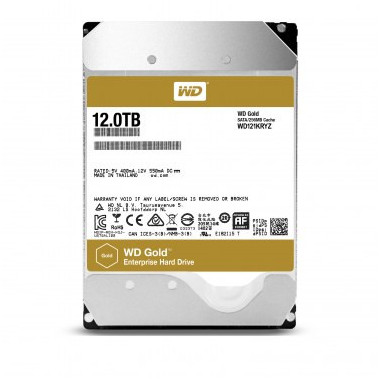 WESDD029696 WD GOLD - 3.5 - 12To - 256Mo cache - 7200T/min - Sata 6Gb/s - Garantie 60 mois