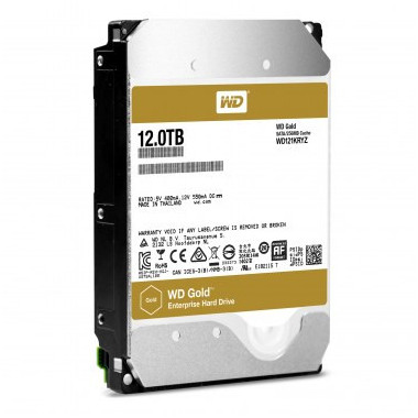 WESDD029696 WD GOLD - 3.5 - 12To - 256Mo cache - 7200T/min - Sata 6Gb/s - Garantie 60 mois