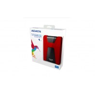 ADADD034006 ADATA HD650 1TB Rouge HDD Externe 2.5p USB 3.2 Antichoc