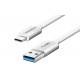 ADATA ACA3AL-100CM-CSV ADAUS030300 ADATA - Cable adaptatreur USB-C à 3.1A Gen1 C.Aluminium