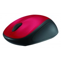 LOGSO017368 M235 Red Wireless Mouse for Notebooks Boîte