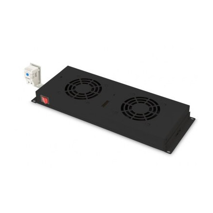 DIGRE037161 Unité de 2 ventilateurs pour rack 19