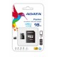 ADATA AUSDH16GUICL10-RA1 ADAMF021064 16GB CL10 UHS1 Micro SD + Adap SD