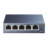 TPLSW019999 TP-LINK Switch Gigabit 5 ports 10/100/1000Mbps - Boîtier métal (Garantie à vie par le constructeur)