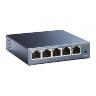 TPLSW019999 TP-LINK Switch Gigabit 5 ports 10/100/1000Mbps - Boîtier métal (Garantie à vie par le constructeur)