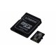 KINGSTON SDCS2/128GB KNGMF036161 128GB micSDXC Canvas Select Plus 100R A1 C10 Card + ADP