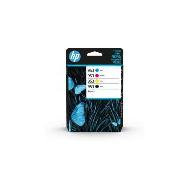 HP 953 Pack de 4 cartouches d'encre Noir/Cyan/Magenta/Jaune