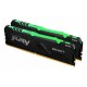 KINGSTON KF432C16BBAK2/64 KNGMM038652 Memoire Kingston FURY Beast RGB 64 Go (2 x 32 Go) DDR4 3200 MHz CL16