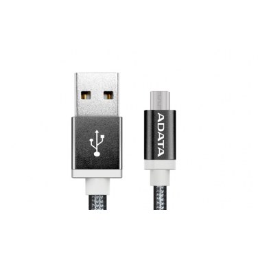 ADATA AMUCAL-100CMK-CBK ADAET028369 ADATA Cable MicroUSB Noir Longueur 100cm